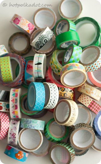 Washi tape collection.