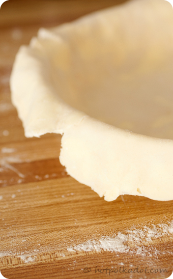 How to prevent your pie crust from shrinking. It's easy as pie!