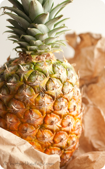 Pineapple beauty shot via @hotpolkadot